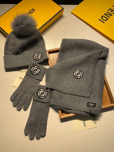 FD Wool Cap Scarf AAA-084