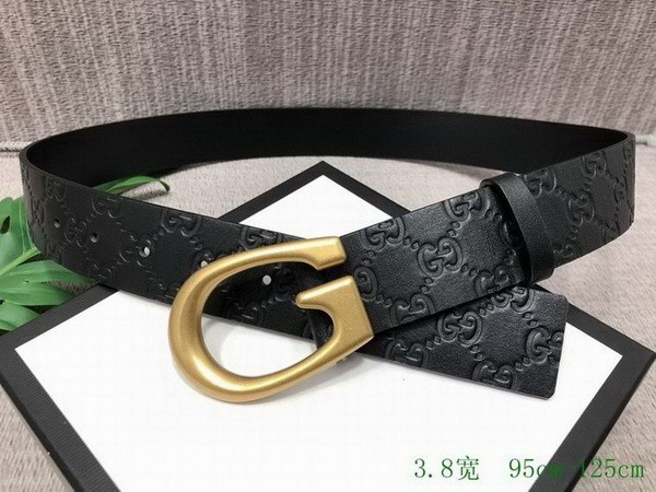 Super Perfect Quality G Belts(100% Genuine Leather,steel Buckle)-3606