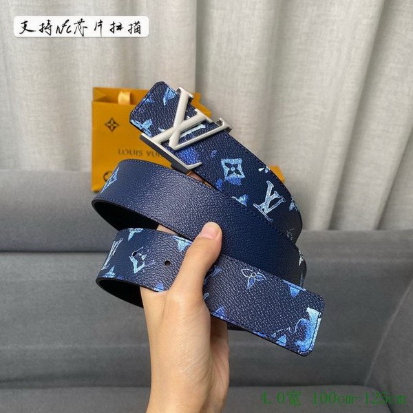 Super Perfect Quality LV Belts(100% Genuine Leather Steel Buckle)-3070