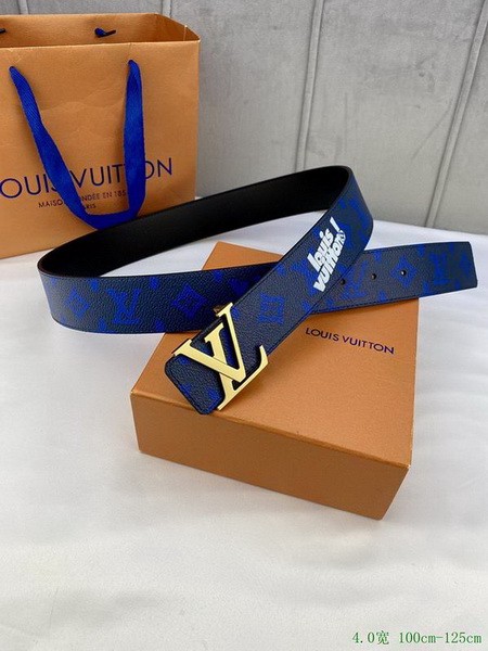 Super Perfect Quality LV Belts(100% Genuine Leather Steel Buckle)-3082