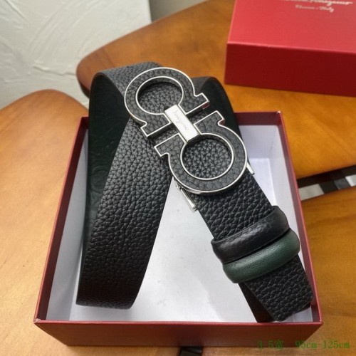 Super Perfect Quality Ferragamo Belts(100% Genuine Leather,steel Buckle)-1580