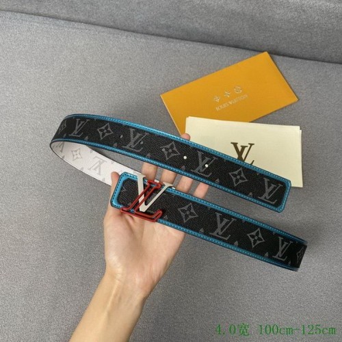 Super Perfect Quality LV Belts(100% Genuine Leather Steel Buckle)-2891