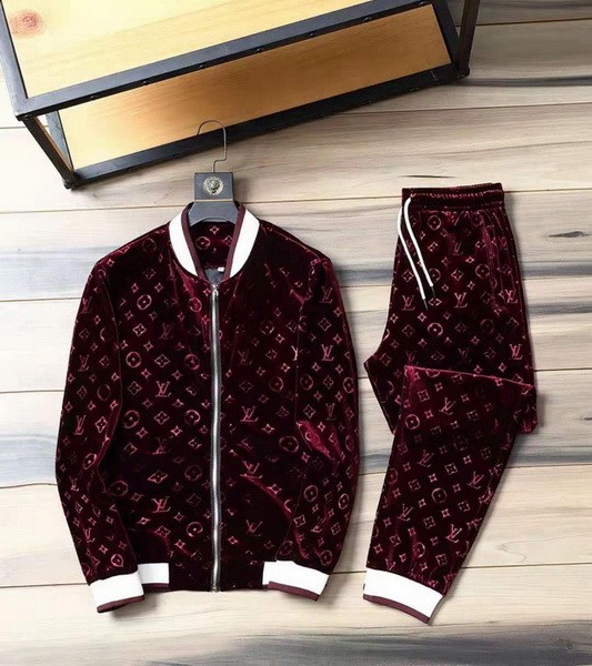 LV long sleeve men suit-352(M-XXXL)