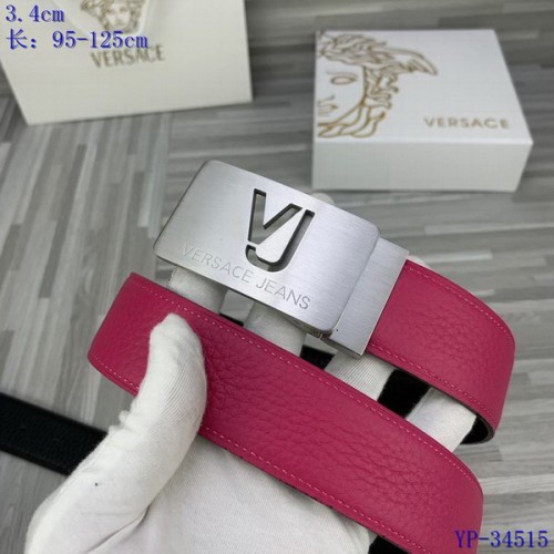 Super Perfect Quality Versace Belts(100% Genuine Leather,Steel Buckle)-571