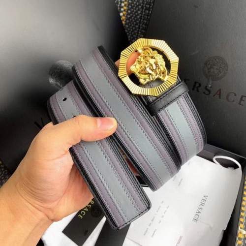 Super Perfect Quality Versace Belts(100% Genuine Leather,Steel Buckle)-709