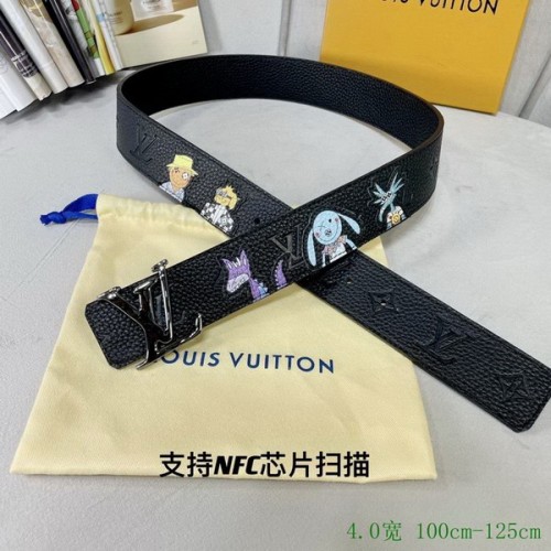 Super Perfect Quality LV Belts(100% Genuine Leather Steel Buckle)-2801