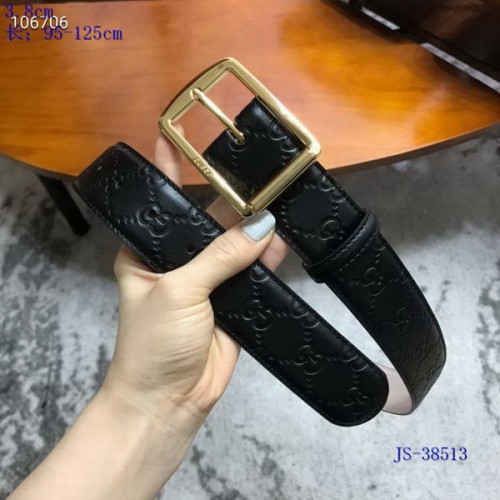 Super Perfect Quality G Belts(100% Genuine Leather,steel Buckle)-3785
