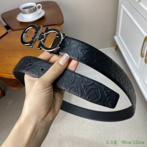 Super Perfect Quality Ferragamo Belts(100% Genuine Leather,steel Buckle)-1686