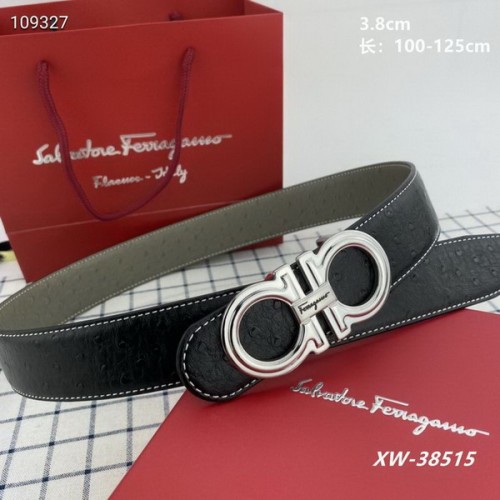 Super Perfect Quality Ferragamo Belts(100% Genuine Leather,steel Buckle)-1517