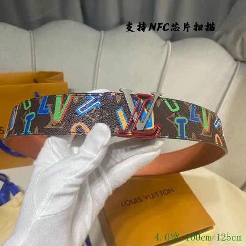 Super Perfect Quality LV Belts(100% Genuine Leather Steel Buckle)-2888
