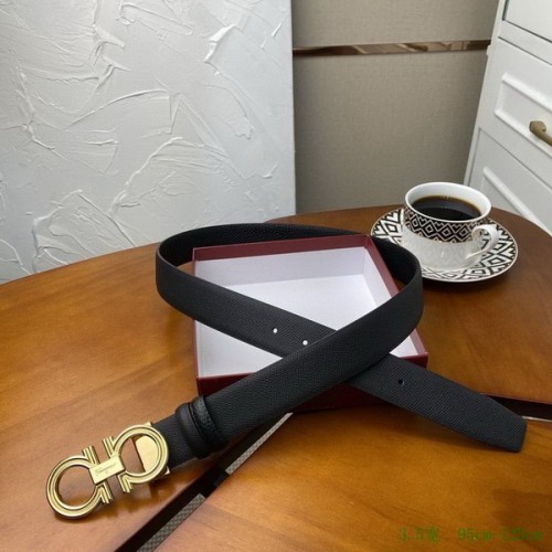 Super Perfect Quality Ferragamo Belts(100% Genuine Leather,steel Buckle)-1557