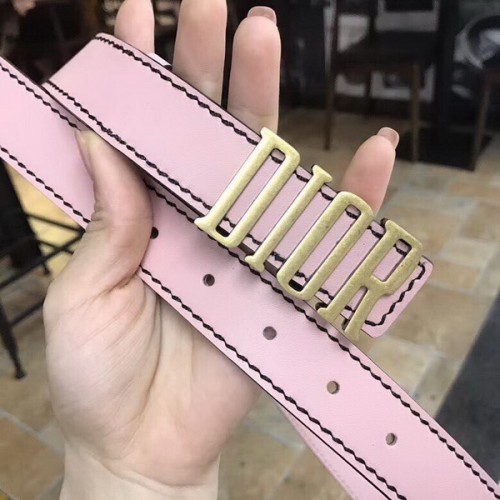 Super Perfect Quality Dior Belts(100% Genuine Leather,steel Buckle)-976