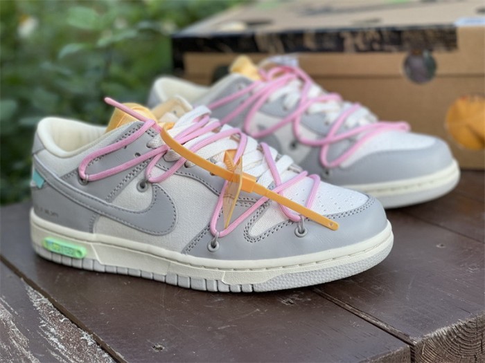 Authentic OFF-WHITE x Nike Dunk Low “The 50”   DM1602 109