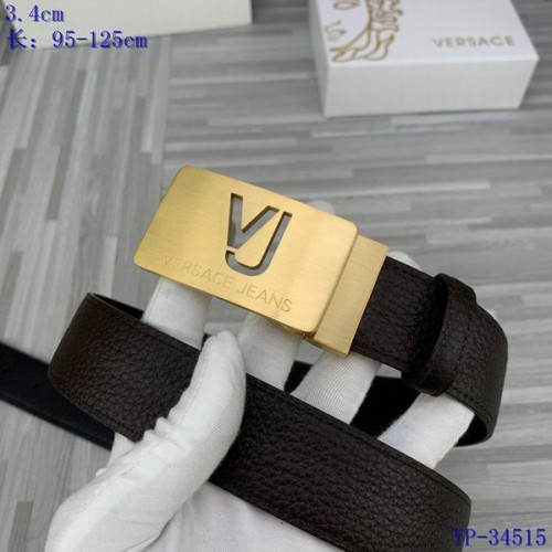 Super Perfect Quality Versace Belts(100% Genuine Leather,Steel Buckle)-569