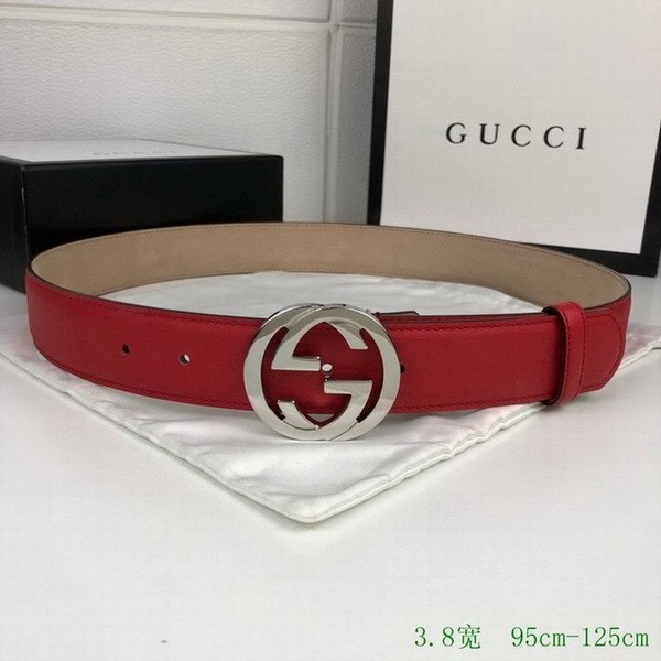 Super Perfect Quality G Belts(100% Genuine Leather,steel Buckle)-3701