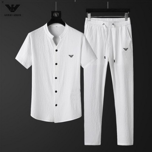Armani short sleeve suit men-085(M-XXXXL)