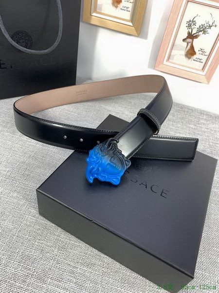 Super Perfect Quality Versace Belts(100% Genuine Leather,Steel Buckle)-1310
