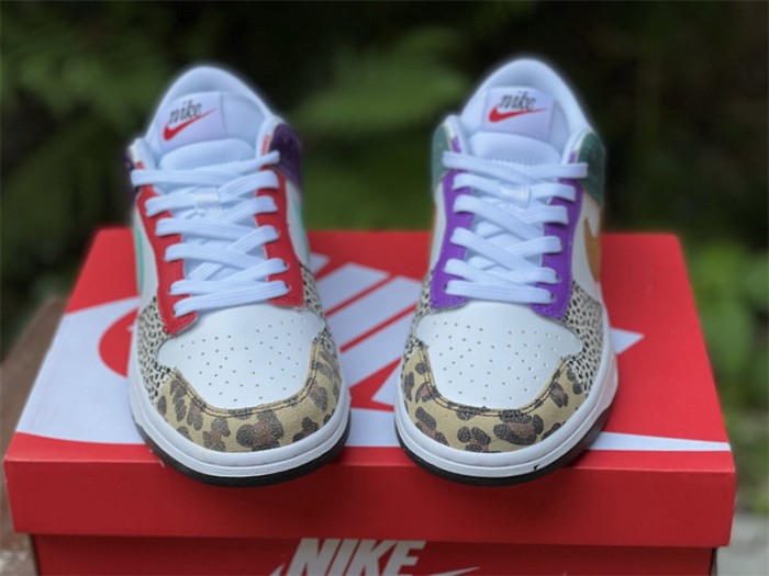 Authentic Nike Dunk Low Safari Mix