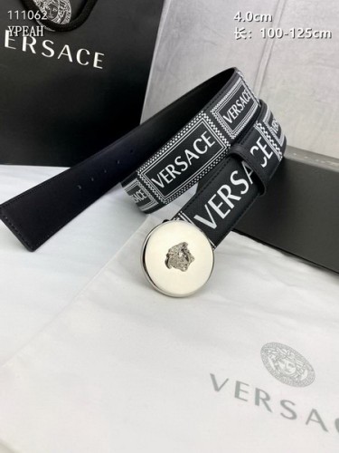 Super Perfect Quality Versace Belts(100% Genuine Leather,Steel Buckle)-808
