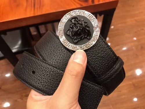 Super Perfect Quality Versace Belts(100% Genuine Leather,Steel Buckle)-999