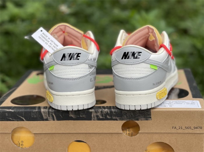 Authentic OFF-WHITE x Nike Dunk Low “The 50” DM1602 110