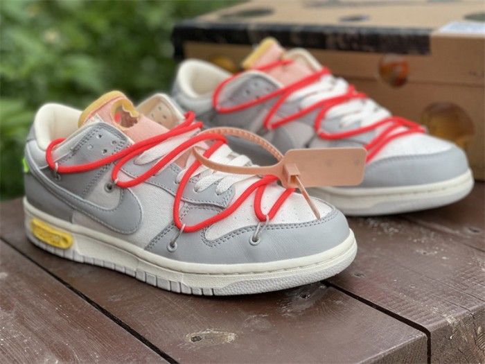 Authentic OFF-WHITE x Nike Dunk Low “The 50” DM1602 110