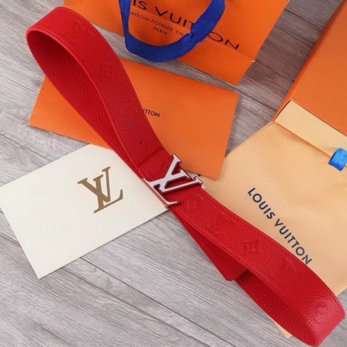 Super Perfect Quality LV Belts(100% Genuine Leather Steel Buckle)-1903