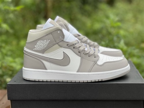 Authentic Air Jordan 1 Mid “Linen”