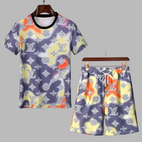 LV short sleeve men suit-061(M-XXXL)