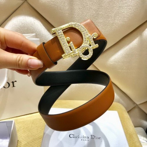 Super Perfect Quality Dior Belts(100% Genuine Leather,steel Buckle)-300