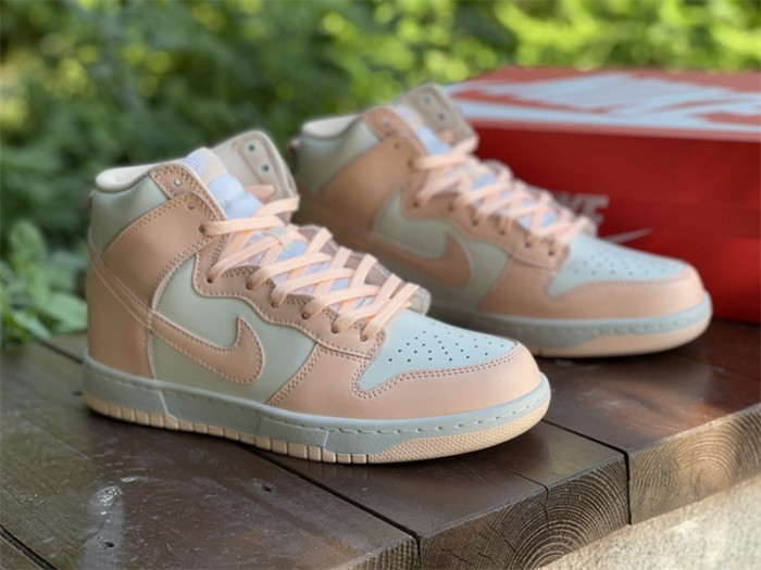 Authentic Nike Dunk High Crimson Tint