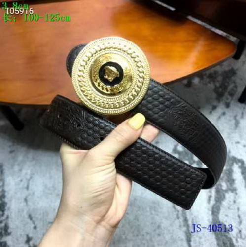 Super Perfect Quality Versace Belts(100% Genuine Leather,Steel Buckle)-372