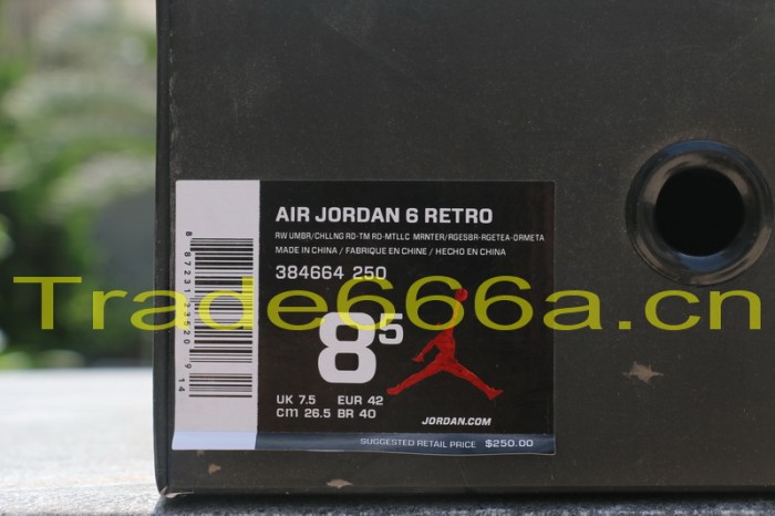 Authentic Air Jordan 6 “Championship Cigar”(limited)