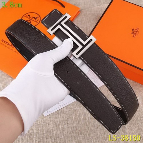 Super Perfect Quality Hermes Belts(100% Genuine Leather,Reversible Steel Buckle)-341