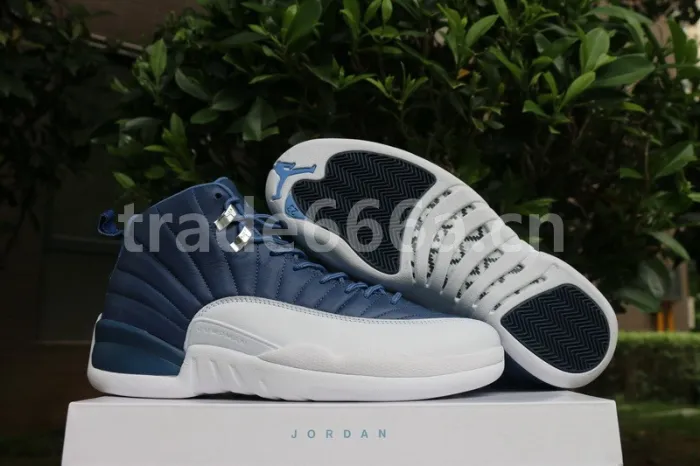 Authentic Air Jordan 12 “Stone Blue”