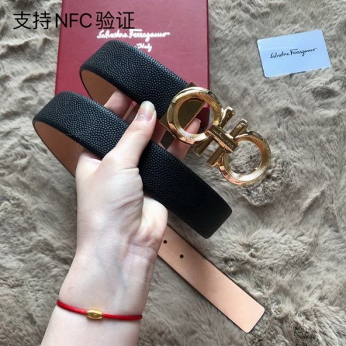 Super Perfect Quality Ferragamo Belts(100% Genuine Leather,steel Buckle)-1169