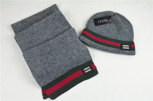 G Wool Cap Scarf AAA-027