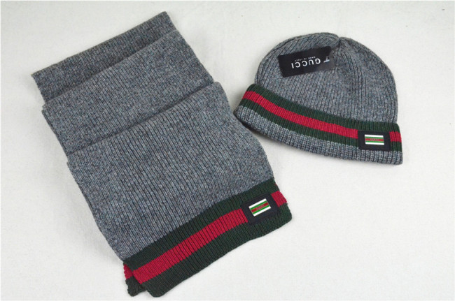G Wool Cap Scarf AAA-027