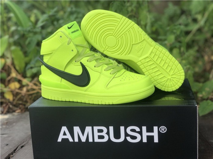 Authentic AMBUSH x Nike Dunk High Green