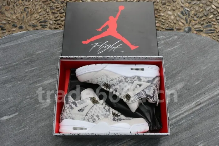 Authentic Air Jordan 4 Premium “Snakeskin”