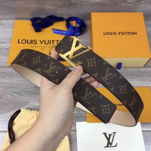Super Perfect Quality LV Belts(100% Genuine Leather Steel Buckle)-1641