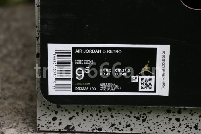 Authentic Air Jordan 5 “Alternate Bel-Air”