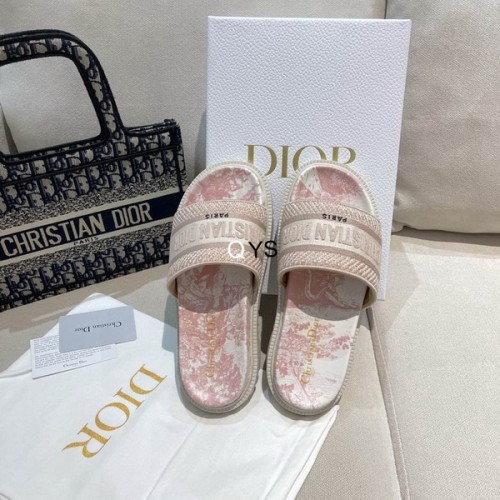 Dior women slippers 1：1 quality-081