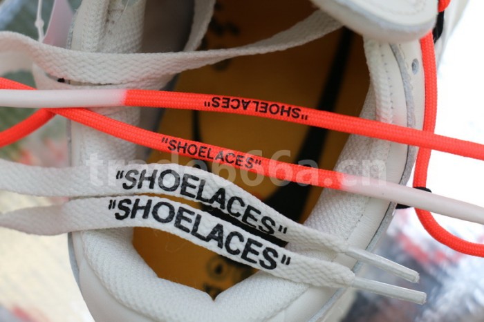 Authentic OFF-WHITE x Nike Dunk Low White