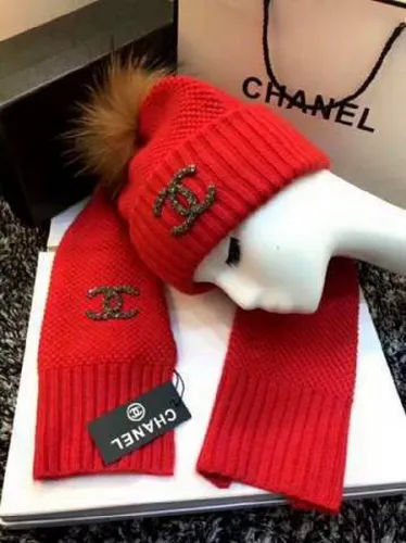 CHAL Wool Cap Scarf AAA-087