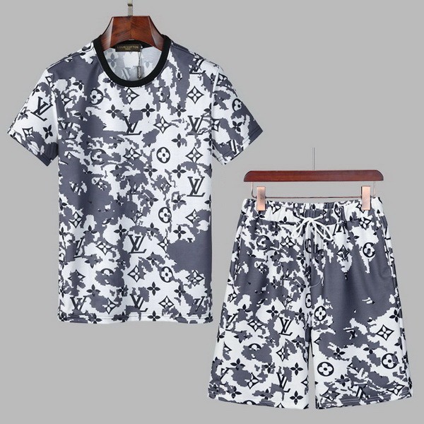 LV short sleeve men suit-035(M-XXXL)