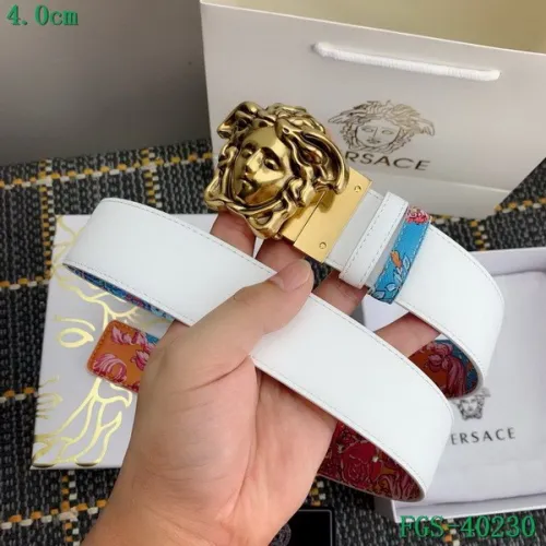 Super Perfect Quality Versace Belts(100% Genuine Leather,Steel Buckle)-804