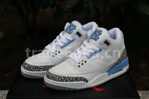 Authentic Air Jordan 3 UNC PE