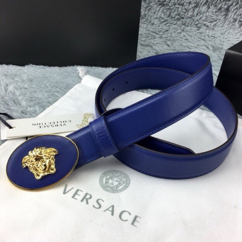 Super Perfect Quality Versace Belts(100% Genuine Leather,Steel Buckle)-148