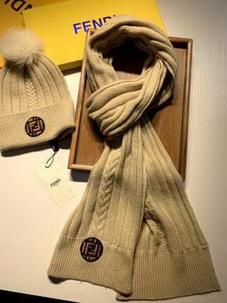 FD Wool Cap Scarf AAA-045